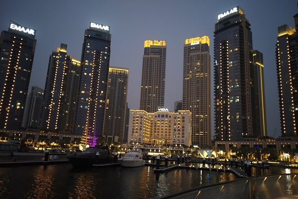 Dubai creek harbour skyline