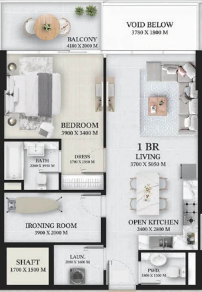 Wellington Ocean — floor plan 1