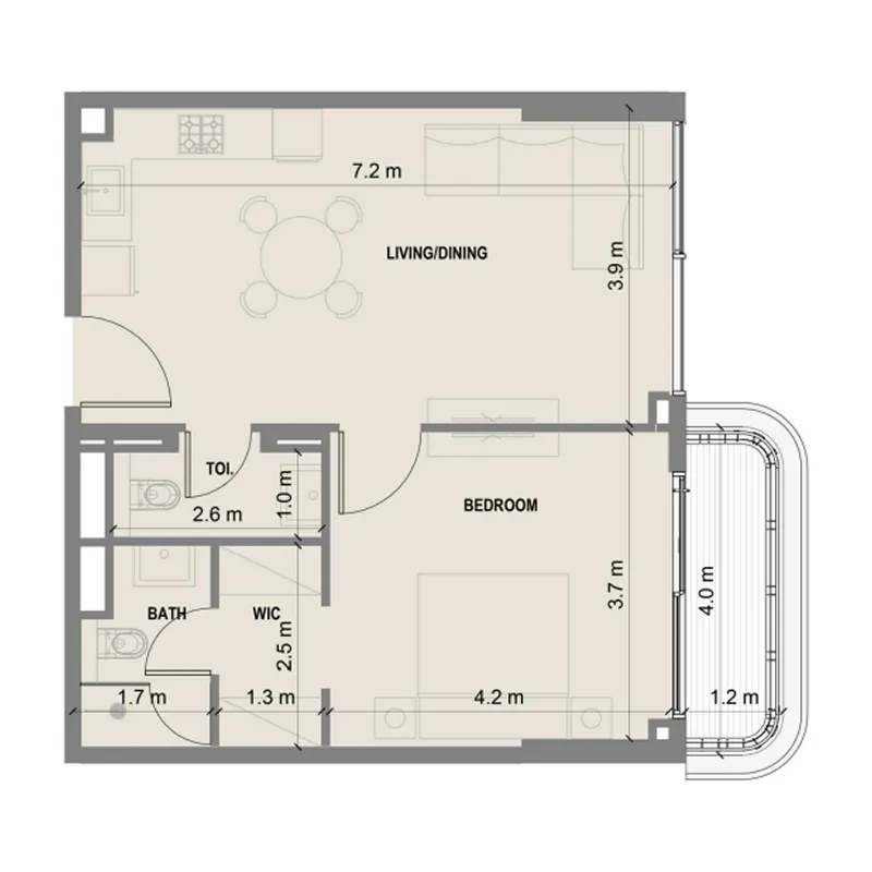 Blue Marina Residence by Shakirov Developments — floor plan 2