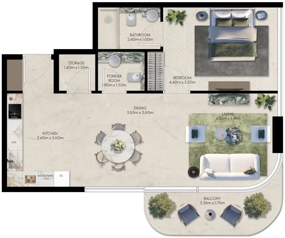 Elle Residences by ANAX Developments — floor plan 1