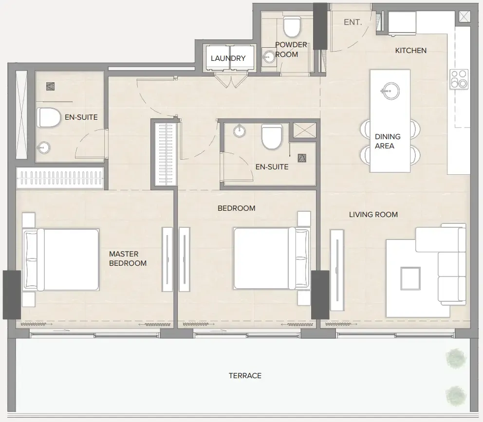 Arka Enclave Residences by Atmosphere Living by Manodev Real Estate Development LLC — floor plan 2