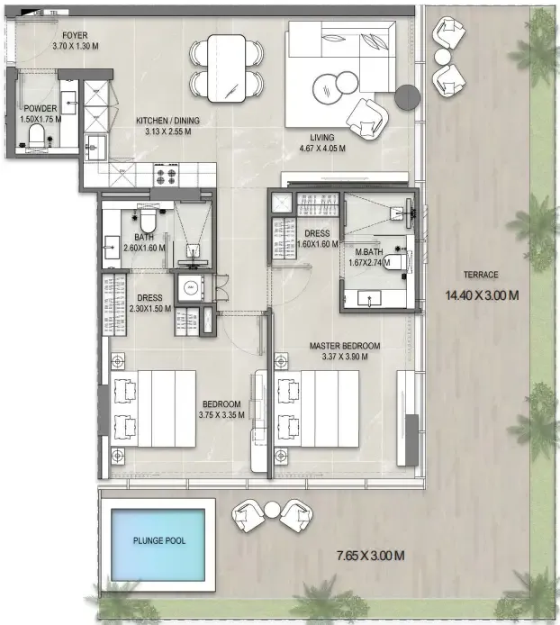 Allegro Park by Mill Hill Riviera Development — Grundrisse 5