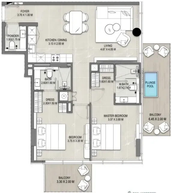 Allegro Park by Mill Hill Riviera Development — Grundrisse 9