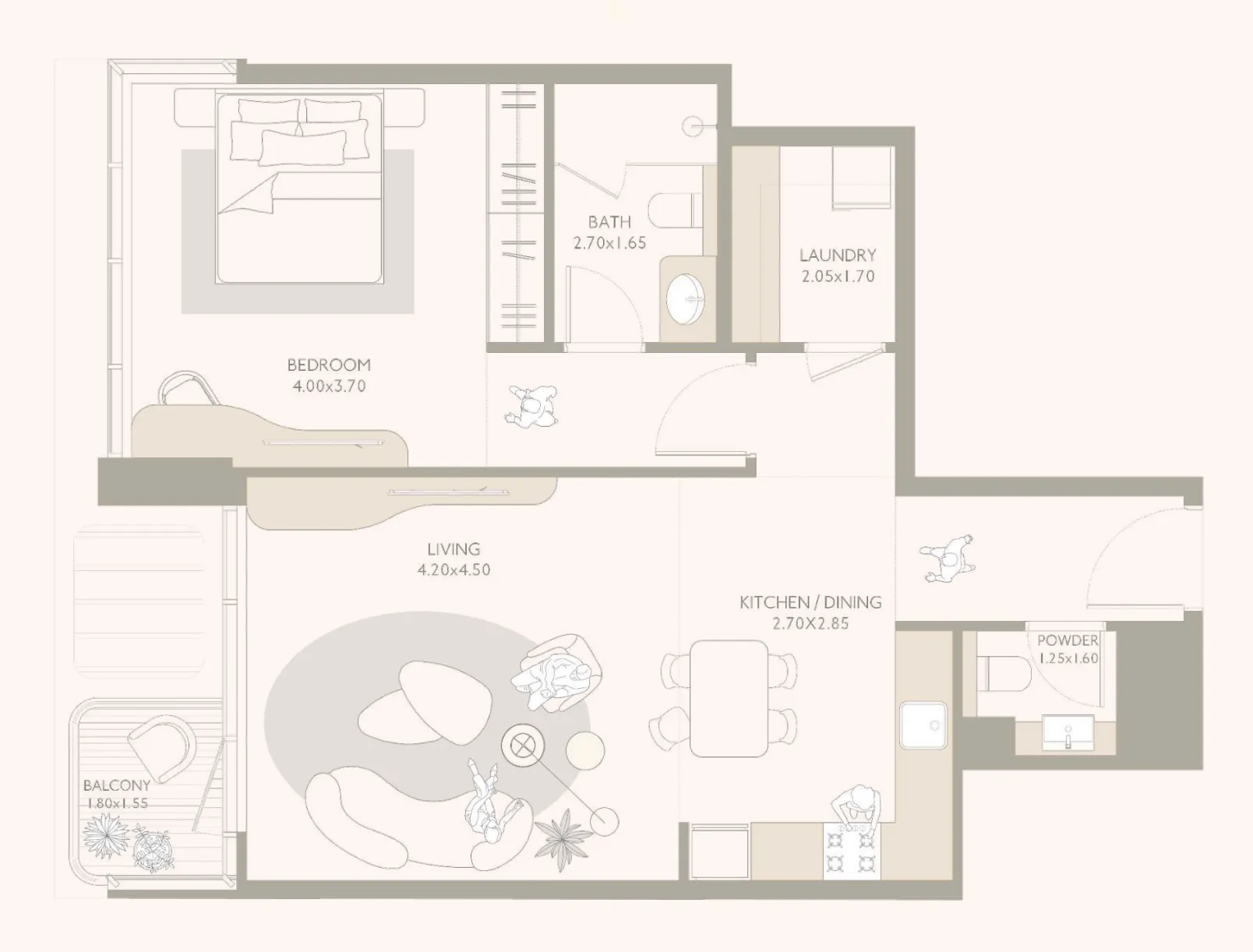 Isla Private Residences by Chaimaa Holding — floor plan 1