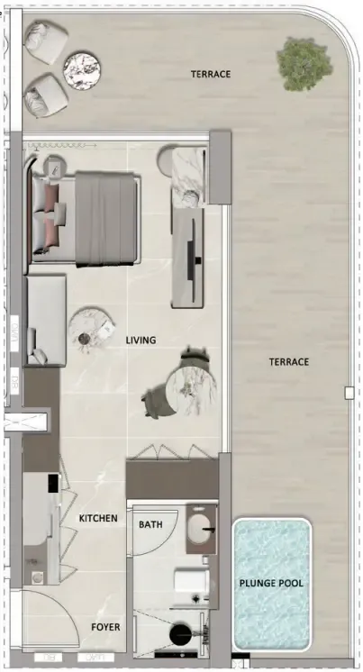 South Lofts by Premier Choice International — फ्लोर प्लान 2