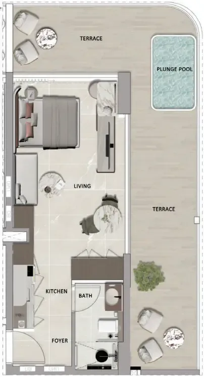 South Lofts by Premier Choice International — फ्लोर प्लान 3