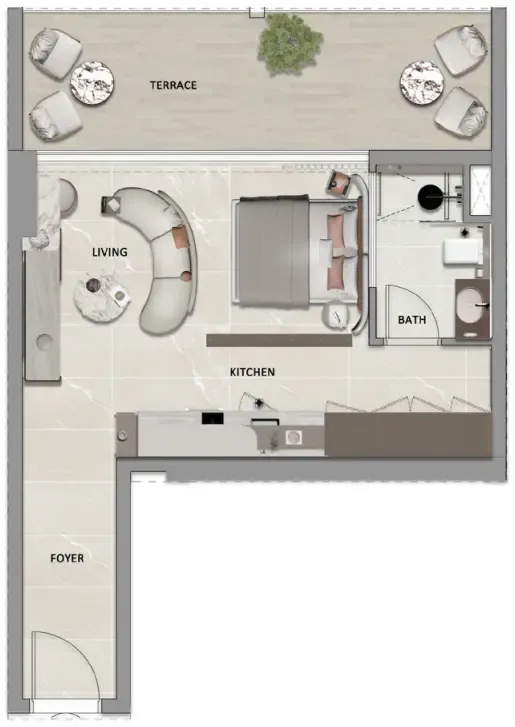 South Lofts by Premier Choice International — फ्लोर प्लान 6