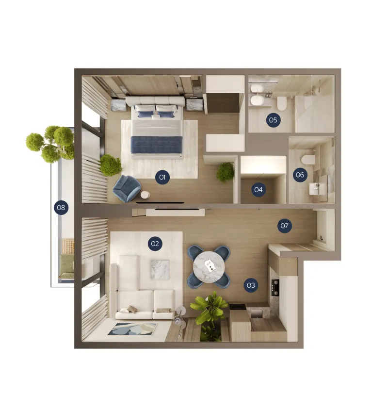 New Project by Yard — floor plan 1
