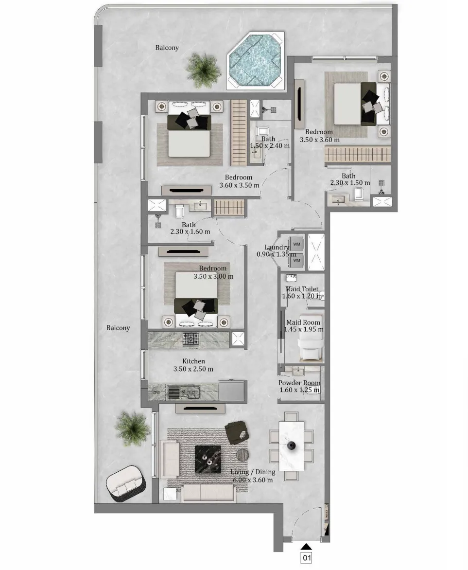 Etérea by Zoya — Floor plans 2