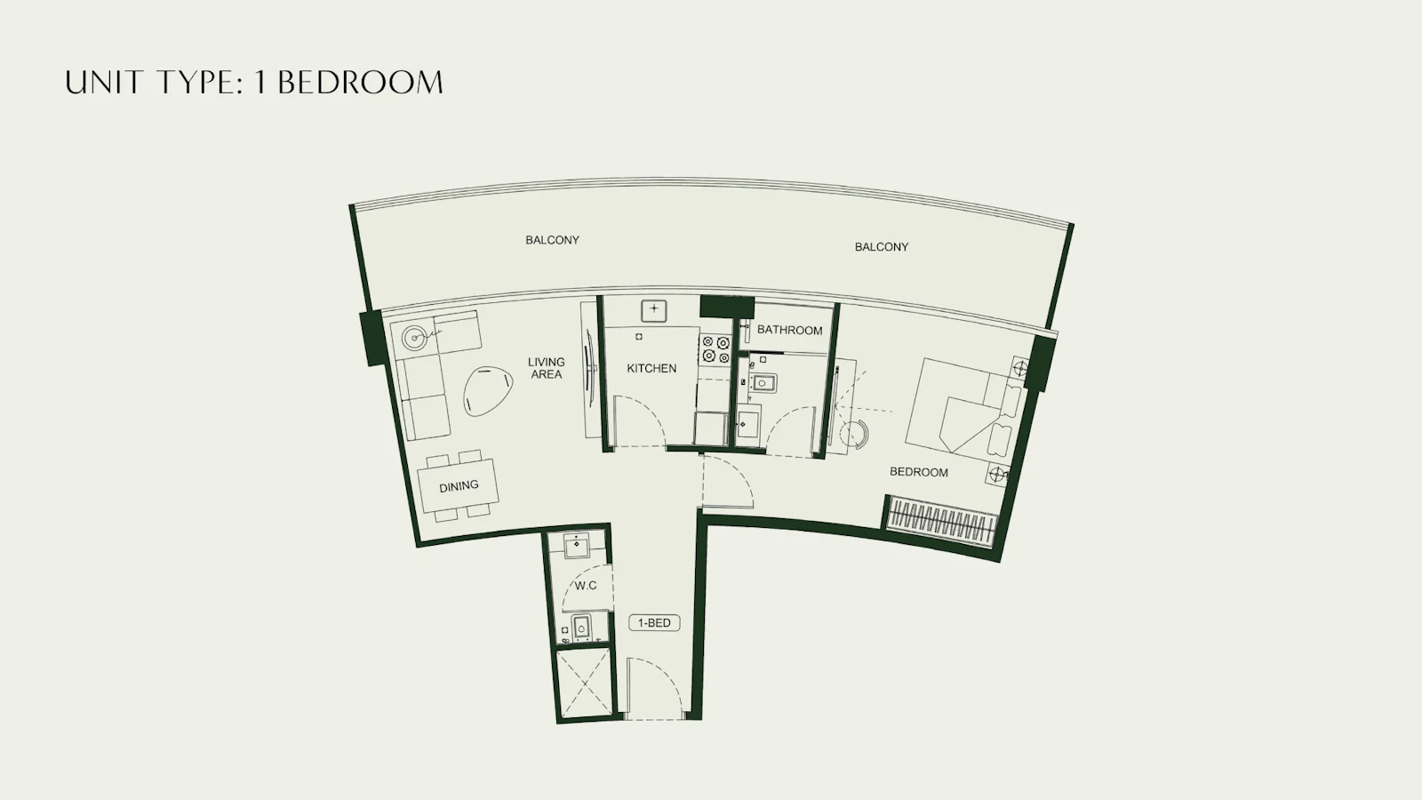 Binghatti Hillcrest — Floor plans 1
