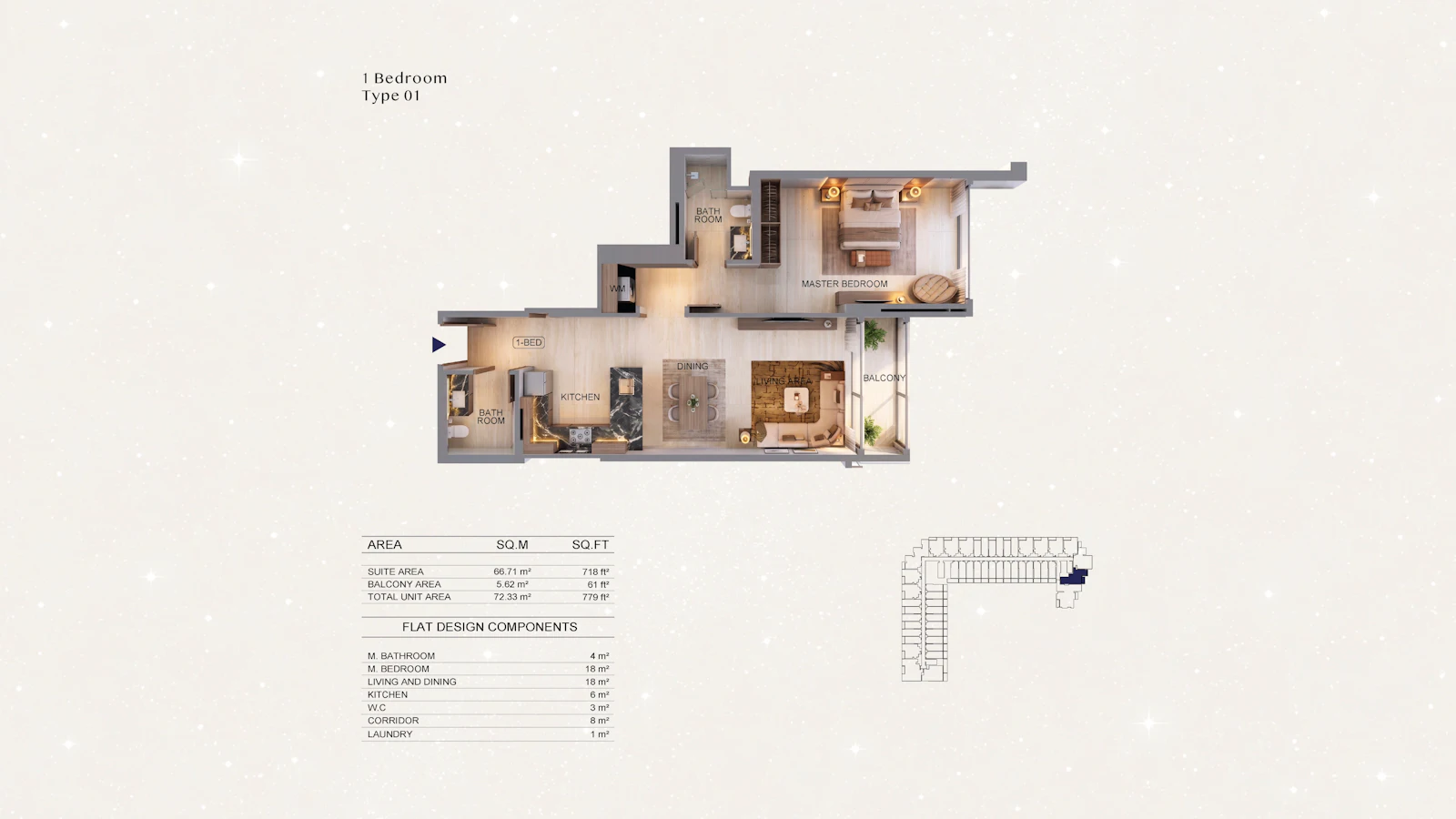 Binghatti Starfall — المخططات 1