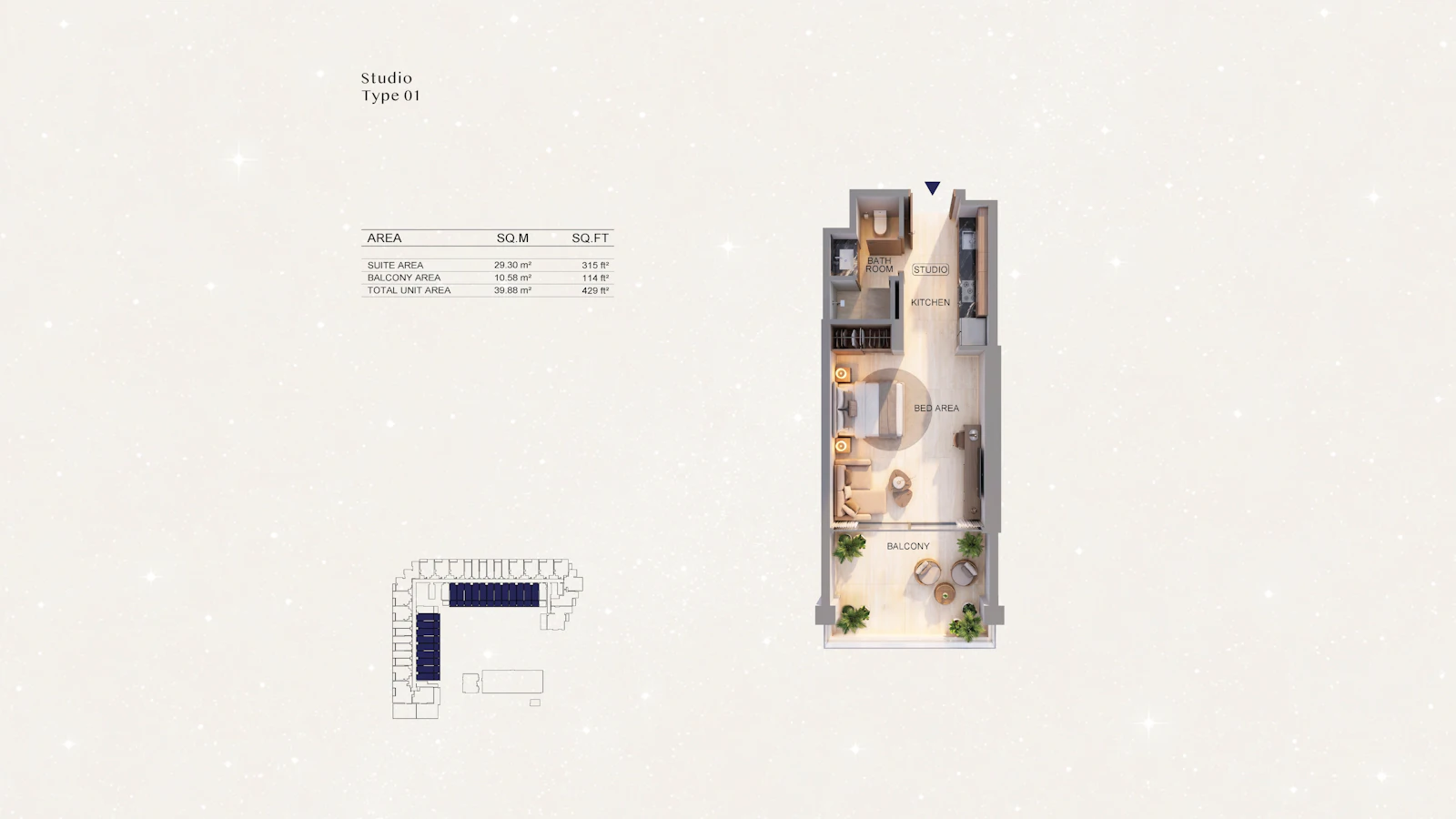 Binghatti Starfall — المخططات 2