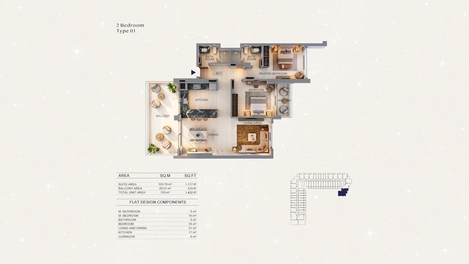 Binghatti Starfall — المخططات 3