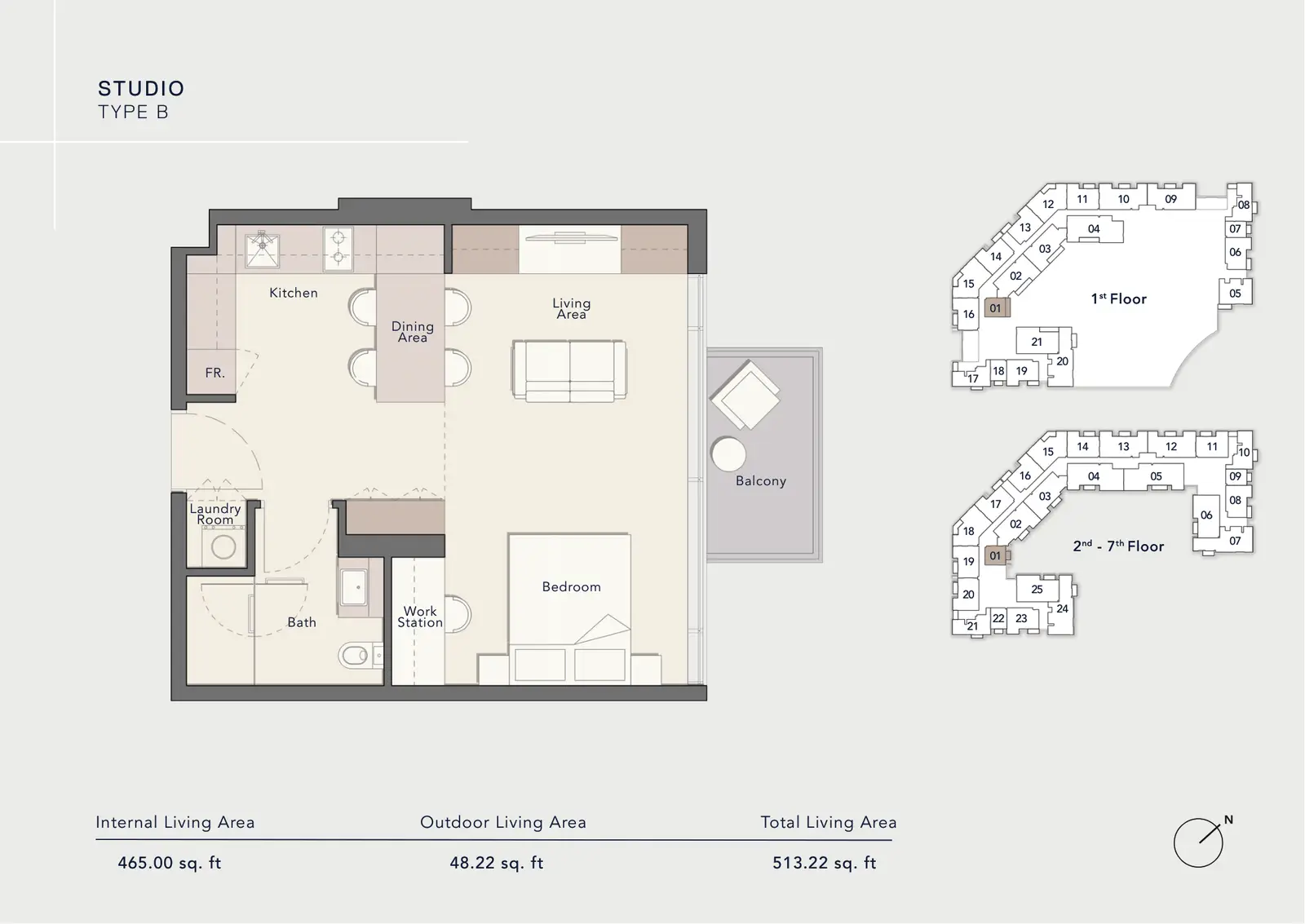 Explore Arbor View Apartment In Arjan by Ellington Properties — Planimetrie 3