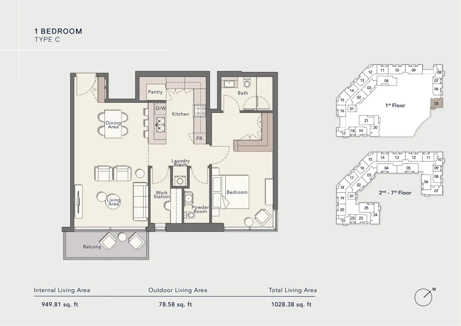Explore Arbor View Apartment In Arjan by Ellington Properties — Planimetrie 6