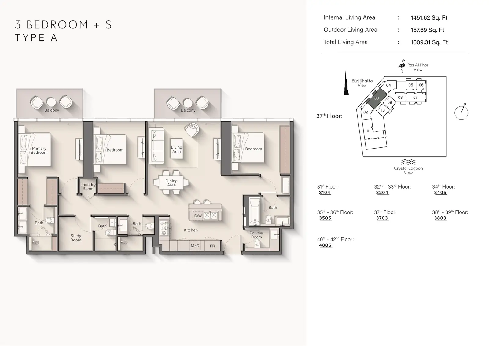 Claydon House by Ellington Properties — پلانهای طبقه 15