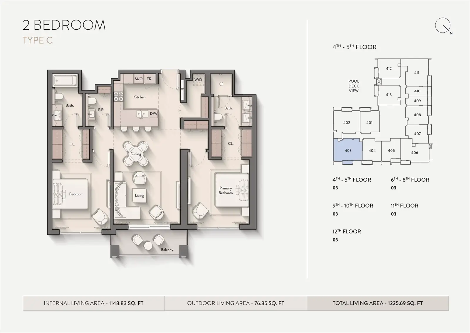Hillmont Residences by Ellington Properties — Planimetrie 10