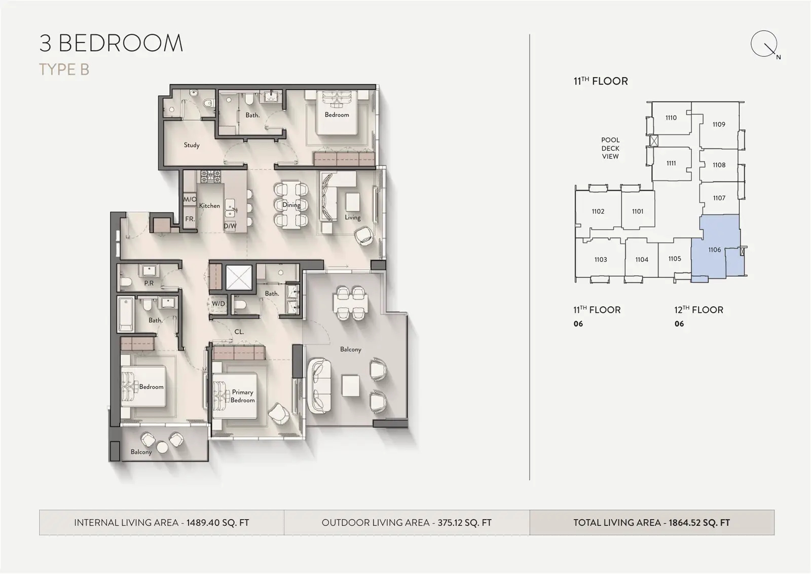 Hillmont Residences by Ellington Properties — Planimetrie 13