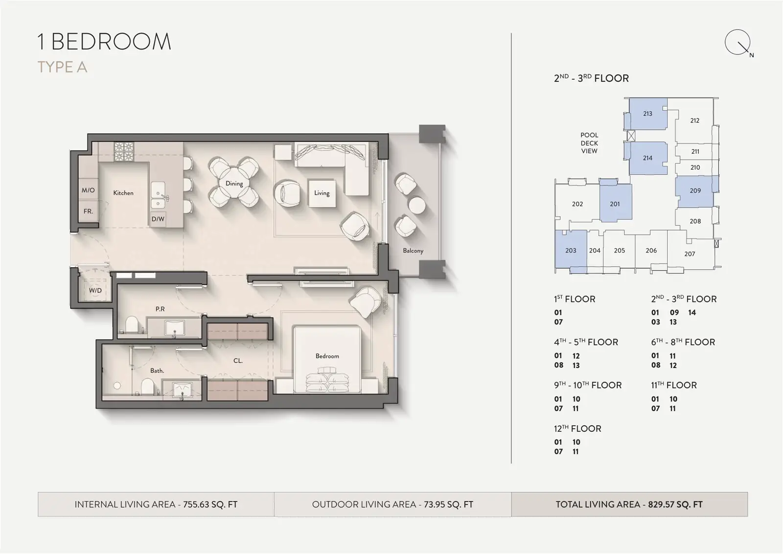 Hillmont Residences by Ellington Properties — Planimetrie 4