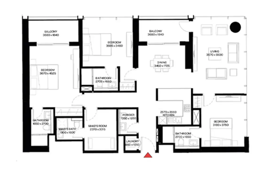 Creek Vistas Grande by Sobha Realty — المخططات 9