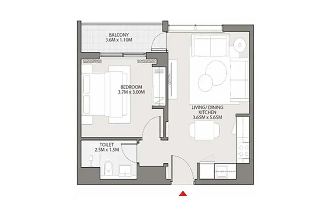 Creek Vistas by Sobha Realty — Grundrisse 1