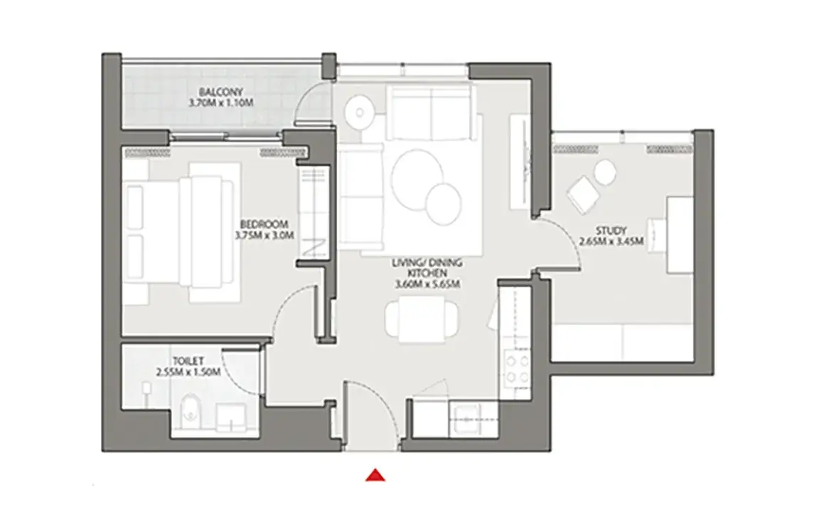 Creek Vistas by Sobha Realty — Grundrisse 2