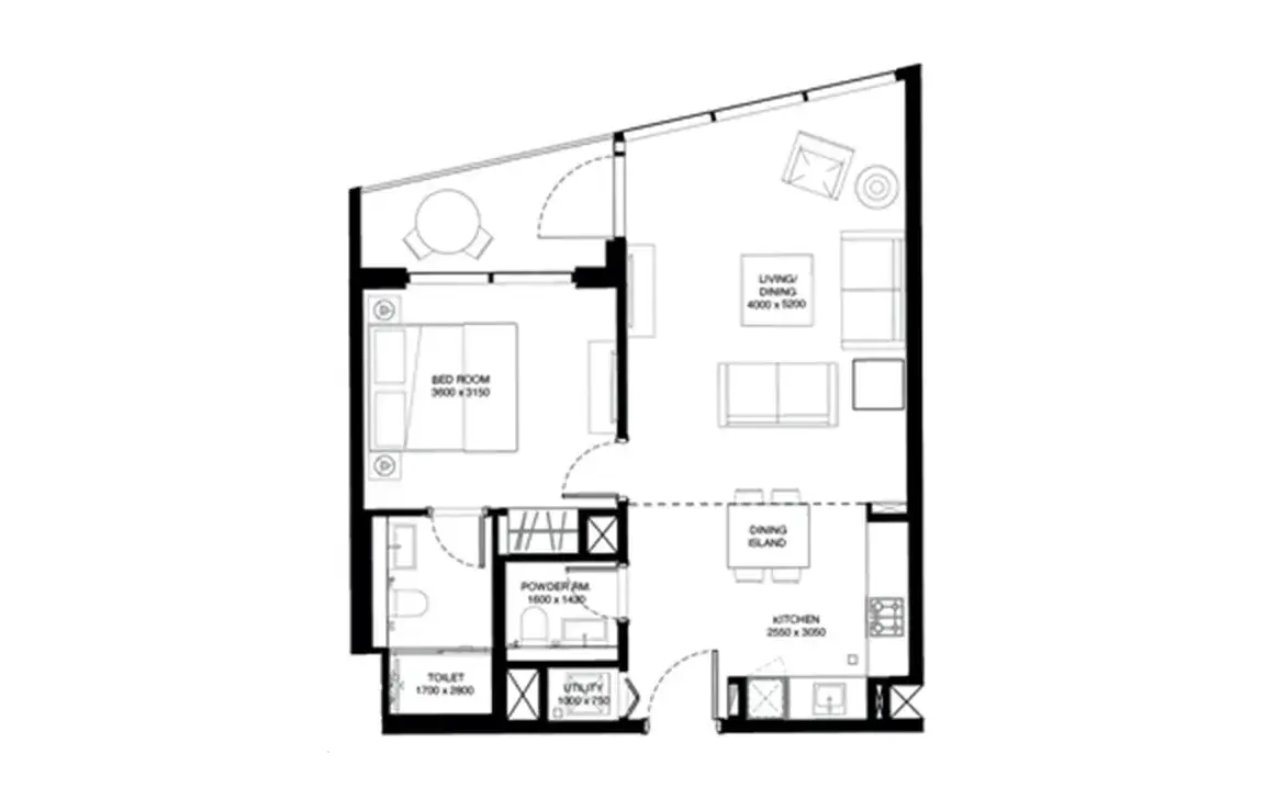 Waves Grande by Sobha Realty — پلانهای طبقه 1