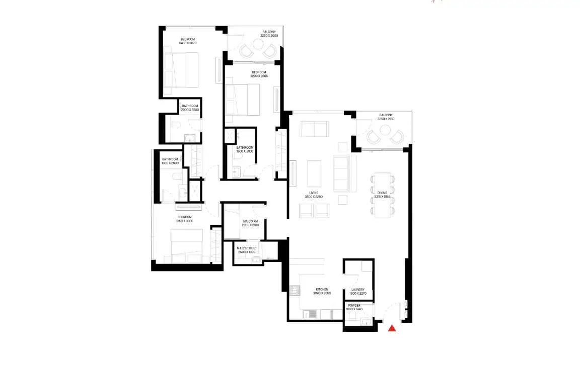Waves Opulence by Sobha Realty — Floor plans 15