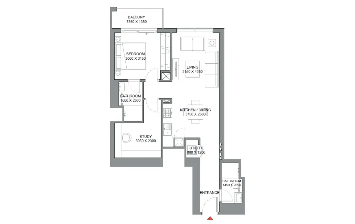 350 Riverside Crescent by Sobha Realty — پلانهای طبقه 3