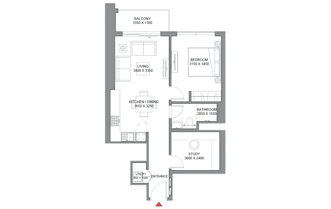 350 Riverside Crescent by Sobha Realty — پلانهای طبقه 4