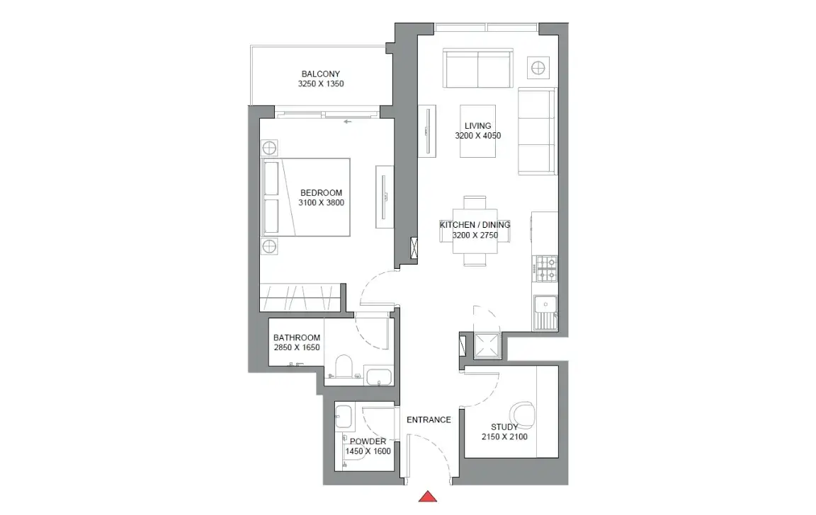 350 Riverside Crescent by Sobha Realty — پلانهای طبقه 5