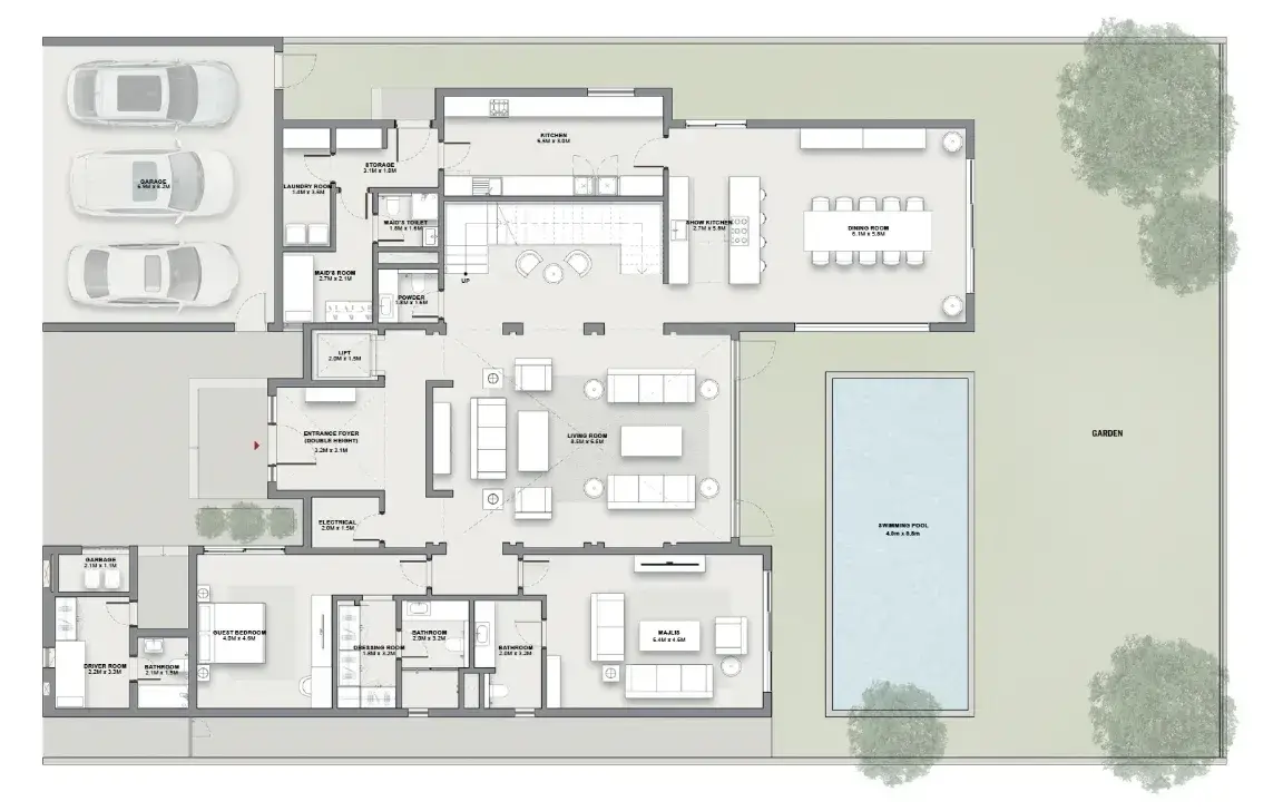 Sobha Estates — फ्लोर प्लान 1