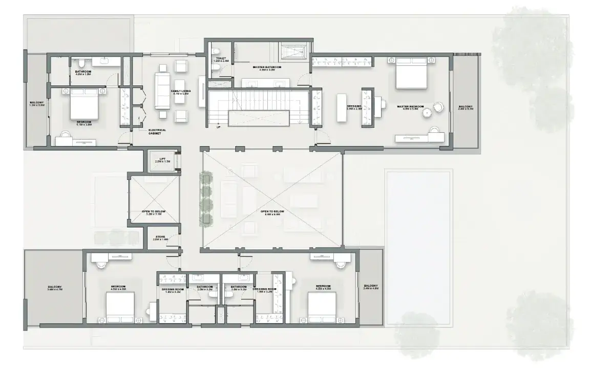 Sobha Estates — फ्लोर प्लान 2