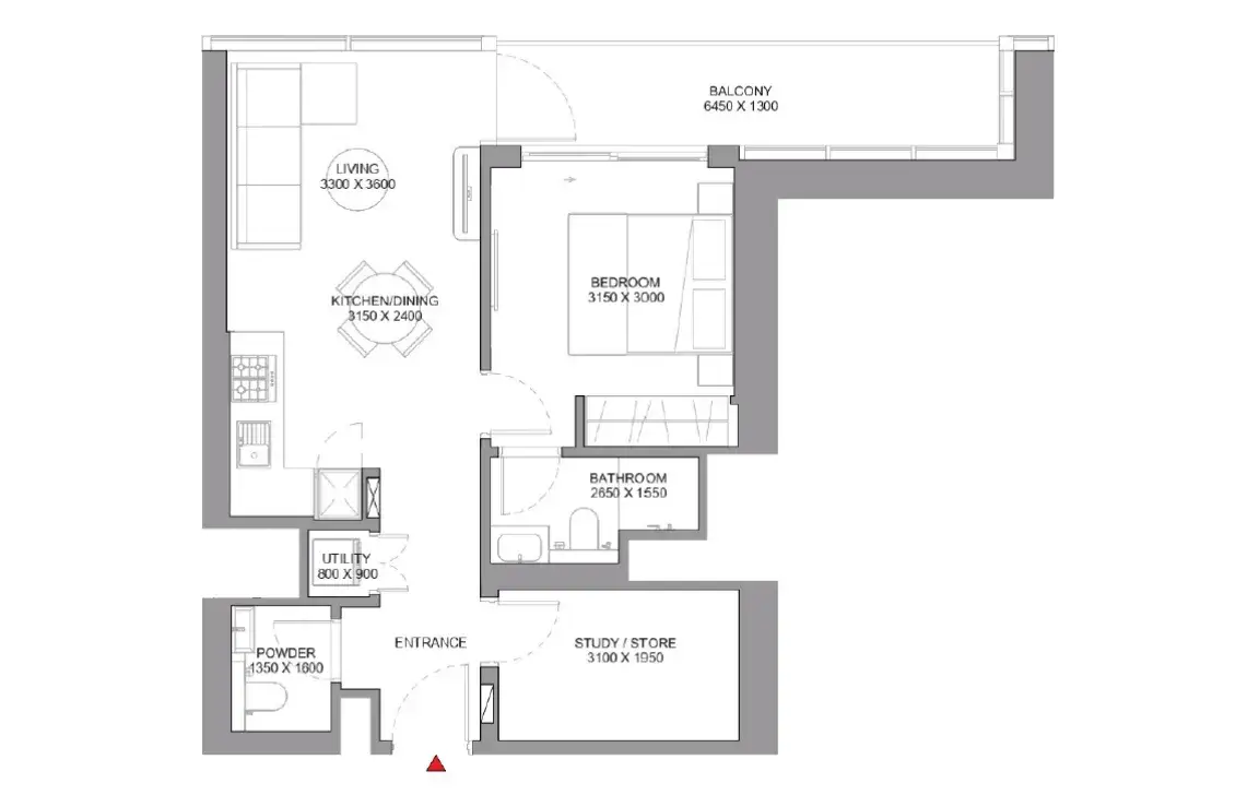 Sobha Orbis — Plans d'étage 8