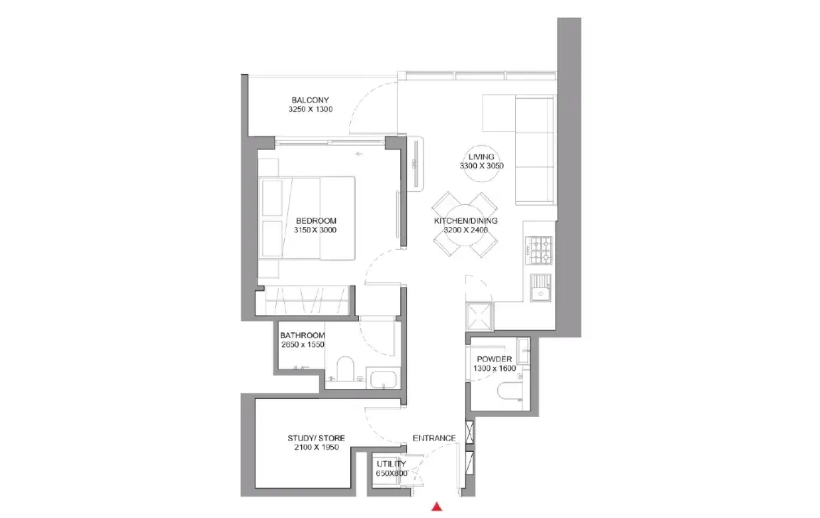 Sobha Orbis — Plans d'étage 9