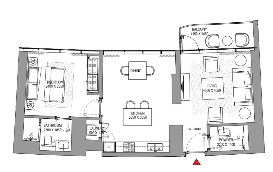 Sobha Seahaven — Grundrisse 2