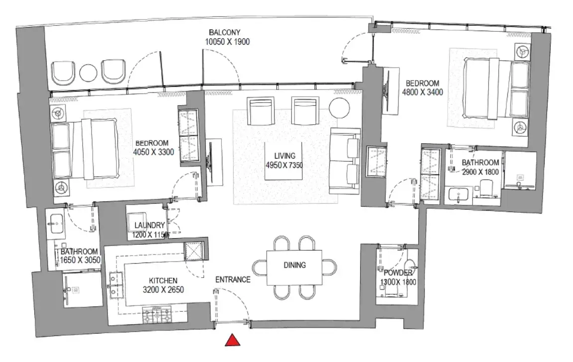 Sobha Seahaven — Grundrisse 5
