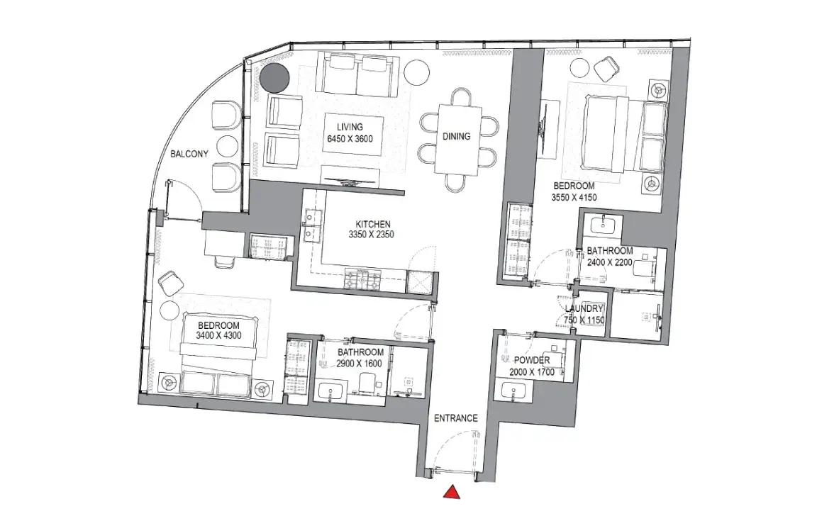 Sobha Seahaven — Grundrisse 7