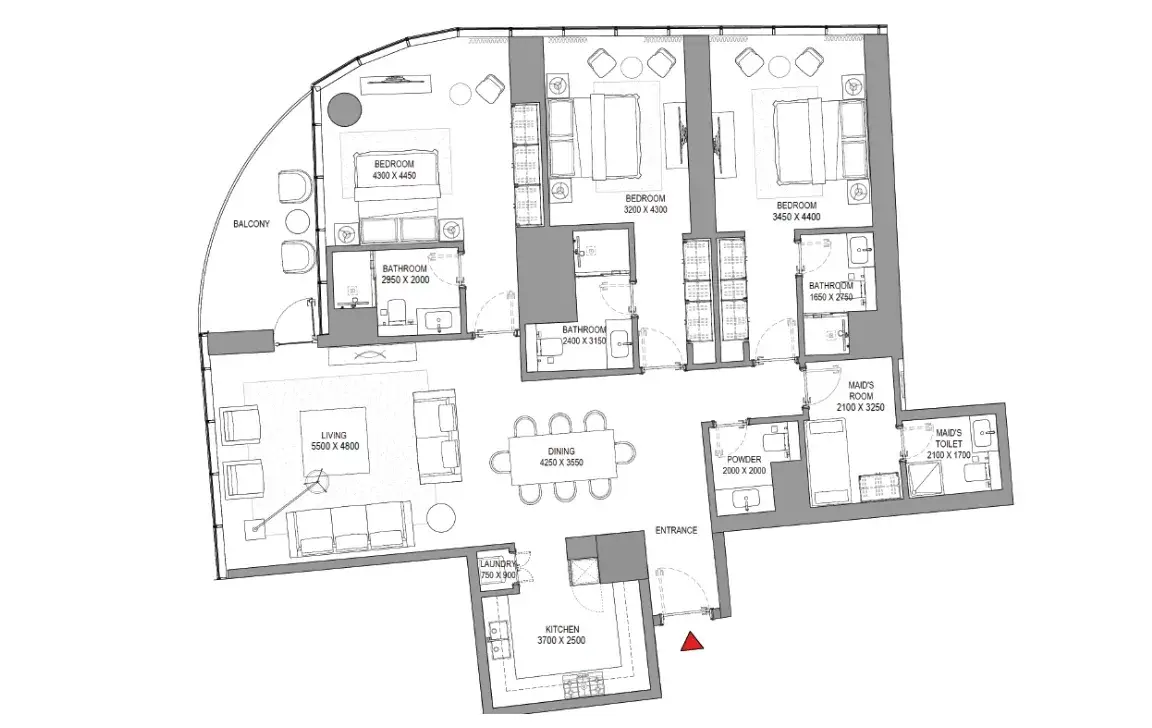 Sobha Seahaven — Grundrisse 9