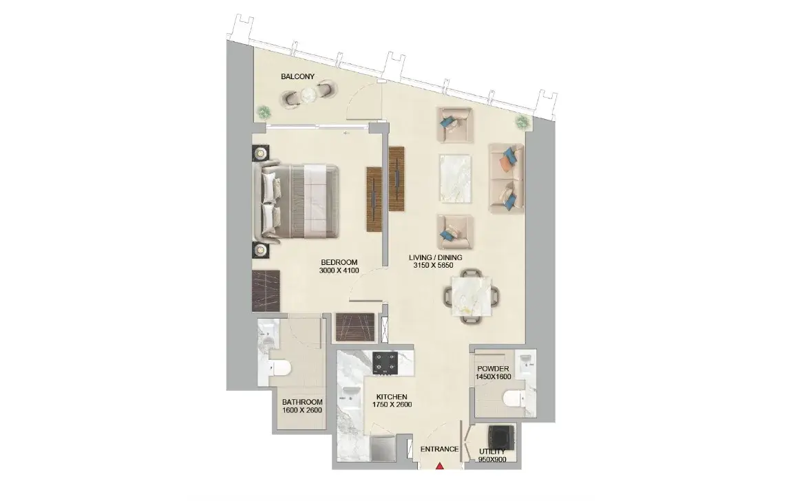 The Mirage by Sobha Realty — Grundrisse 3