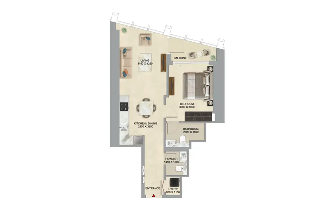 The Mirage by Sobha Realty — Grundrisse 4